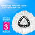 Mop Head Replacement Microfiber Spin Mop Refills Replacement Mop Refill Head (4 Pack)