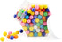 Cornucopia Plastic Hexagon Shaped Jars (4-Pack, 30oz); Value-Pack of Containers for Candy, Snacks, Gifts and Storage, 2 1/2 Cup Capacity, 5 x 5 x 3 Inches Size