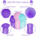 Jelly Fish Paper Lanterns, Pink Purple Blue Hanging Lantern for Mermaid Unicorn Theme Under The Sea Ocean Birthday Party Decorations Set of 6