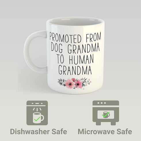 New Baby Reveal Gift For Grandma, Grandma To Be Mug From Daughter for Christmas, Baby Pregnancy Announcement Gift, Cute Mug For Woman, New Grandmother Gift, Future Grandma Coffee Mug