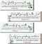 4 Pieces Bible Verses Wall Decor Psalms Scripture Wall Art Wooden Christian Sign Rustic Wall Decor Christian Wall Art Prayer Wall Decor Christian Decorations for Home (Simple Style)