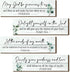 4 Pieces Bible Verses Wall Decor Psalms Scripture Wall Art Wooden Christian Sign Rustic Wall Decor Christian Wall Art Prayer Wall Decor Christian Decorations for Home (Simple Style)