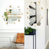 30pcs Removable Large Size Acrylic Hexagon Mirror Wall Stickers,Self-Adhesive Tiles, 3D Hexagonal, Non-Glass, add 3D gold Butterfly Stickers Decals 12pc for Home Bedroom Living Room reunion Decor(6.88 x 6.02 x 3.54 inchs?