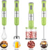 GutView Immersion Hand Blender 1000Watt, 5in1 Hand Mixer Set, Powerful Smart Stick Blender Stainless Steel Shaft and Blades, with 700ml Mixing Beaker, Milk Frother, 500ml Chopper, Egg Whisk