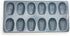 Fox Run Non-Stick Madeleine Pan, Carbon Steel, 12-Cup,Grey
