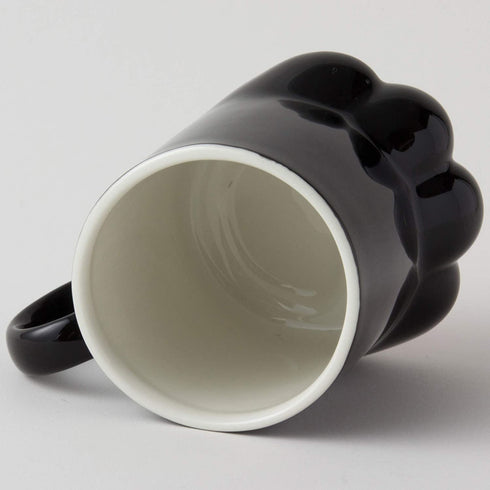 Black Paw Shaped Coffee Mug