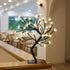 Brightdeco Lighted Cherry Blossom Tree 36 LED Plug in Artificial Bonsai Tree Ideal As Night Lights Perfect for Home Festival Halloween Thanksgiving Christmas Easter Wedding Party Warm White