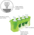 Tovolo Zombies Ice Pop Molds, Flexible Silicone, Easily-Removable, Dishwasher Safe, Set of 4 Popsicle Makers with Sticks