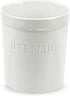 PriorityChef Kitchen Utensil Holder for Countertop, Heavy Ceramic Utensils Caddy, Large Spatula Organizer Utensil Crock, Ivory