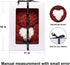 FERVENT LOVE Gifts for Her Women 16" Rose Bear Valentines Day Gifts for Her/Wife Wine Red Rose Teddy Bear with Heart Artificial Flowers Bear with Gift Box Heart-Shaped Ballon and Greeting Card