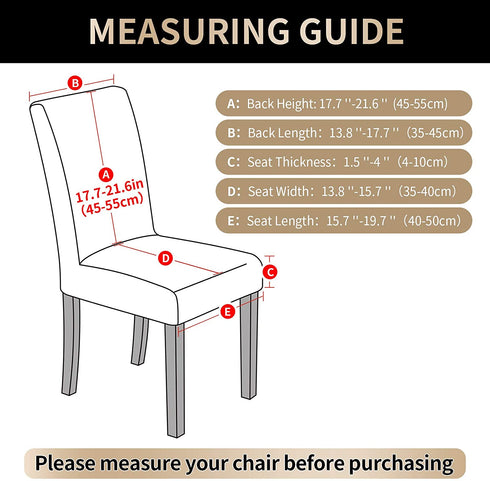 UMETE Chair Covers for Dining Room Set of 6, Dining Chair Slipcovers Stretch Dining Room Chair Covers Seat Protector, Washable Parsons Chair Cover for Home,Banquet(Black Graphics,6 Pack)