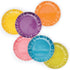 French Bull Assorted Plates-6 Piece Set-Melamine Dinnerware, Serving, Party, Platter, Dish, 6" Fringe Appetizer
