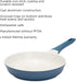 Ecolution Farmhouse Cast Aluminum, Durable Nonstick Coating, Even Heating, Dishwasher Safe, Soft Touch Handle, 9.5-Inch Fry Pan, Blue