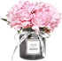 Rocinha Artificial Flowers with Vase Peony Fake Flowers Bouquet Faux Flowers in Vase for Wedding, Home, Living Room, Bathroom, Dining Table, Desk, Office, Garden Decoration