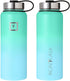 IRON °FLASK Sports Water Bottle - 18 Oz, 3 Lids (Spout Lid), Leak Proof, Vacuum Insulated Stainless Steel, Double Walled, Thermo Mug, Metal Canteen