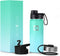IRON °FLASK Sports Water Bottle - 18 Oz, 3 Lids (Spout Lid), Leak Proof, Vacuum Insulated Stainless Steel, Double Walled, Thermo Mug, Metal Canteen