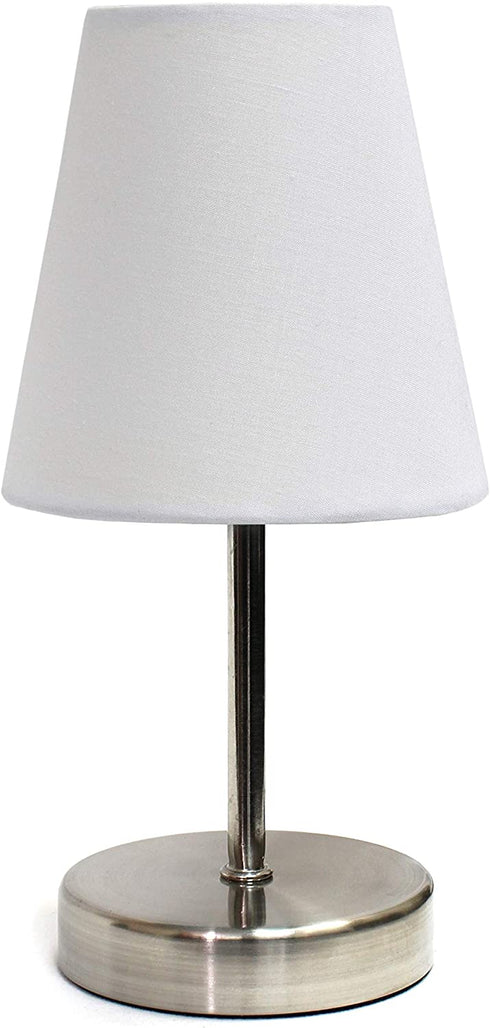 Simple Designs Home LT2013-WHT Mini lamp, White