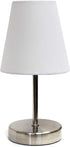 Simple Designs Home LT2013-WHT Mini lamp, White