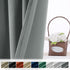 CHHKON Outdoor Velvet Curtains for Patio Clearance Waterproof Pergola Curtain Indoor Drapes Blackout Curtains 108 Inch Long Privacy Screens and Panels with Grommet