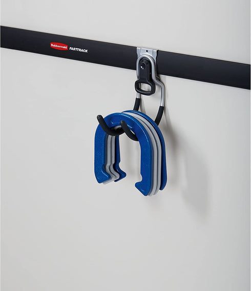 Rubbermaid FastTrack Utility Hook, Garage Organization Wall Hanger, Tool Hanger, Wall Mount and Heavy Duty Tool Hanger
