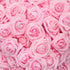 Bright Creations Rose Flower Heads, Artificial Flowers (2 in, Light Pink, 200-Pack)