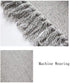 Eanpet Braided Rug Cotton Area Rug Pure Tassels Floor Rug Hand Woven Reversible Throw Rugs Door Mat Laundry Room Rug Indoor Runner Bathroom Tablecloth (2x6 FT, Grey)