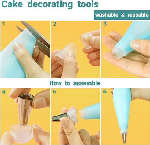 Springform Pan, 4 inch / 7 inch / 9 inch Cake pan, Set of 3, with Cake Decorating Tools, JOB JOL Cheesecake Pans.