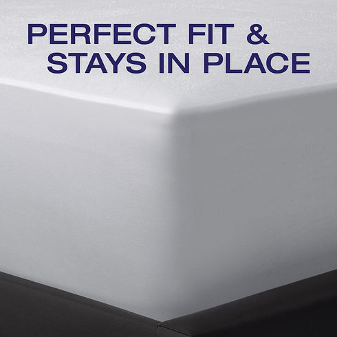 Ergo Bedding Ultimate Cotton Mattress Protector-Waterproof, Ultra Soft Breathable, Noiseless Bed Mattress Cover for Your Comfort & Protection (Queen)