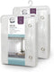 Zenna Home 8-Gauge PEVA, Clear, 2-Pack Heavyweight Shower Liner