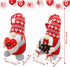 SURCVIO 2 Pack Valentine's Day Gnomes Plush Decorationes, Mr & Mrs Handmade Scandinavian Swedish Tomte Gnome, Valentines Day Decor for Home Tiered Tray Ornaments, Big Valentines Gnomes 10 x 5.5 Inch