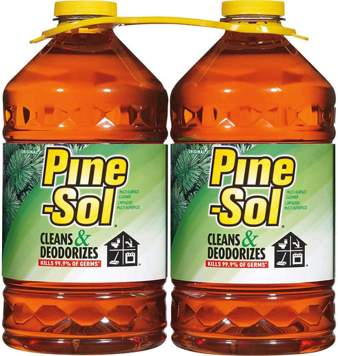 Pine-Sol All Purpose Cleaner Jugs, Pine, 200 Fl Oz, (Pack of 2)