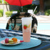 Party Hippo Disposable heavy duty Plastic Premium quality clear party Cups with Premium Lids 25 pack (16 oz)