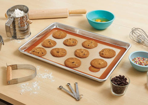 Mrs. Anderson™s Baking Brown Silicone 11.6 x 16.5 Inch Baking Mat