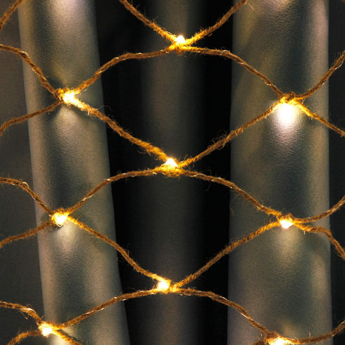Mediterranean Style Photo Hanging Wall Décor, Impress Life Lighting Fish Net 59?x30? with 126 LEDs and Multifunction Remote for Picture Organizer, Nautical Wedding, Fishing Party, Night Light
