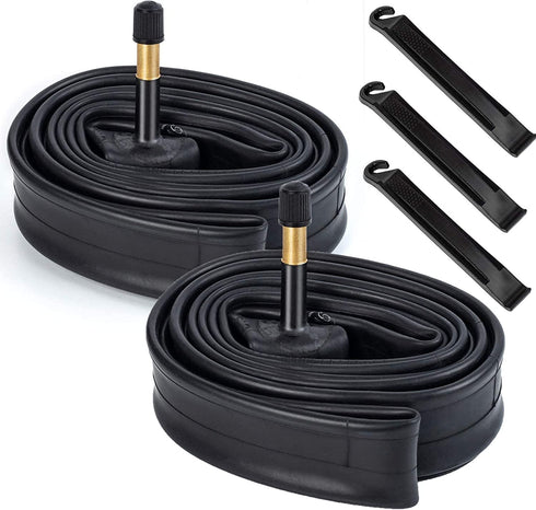 2 Pack 700C Road Bike Tubes 700x25C/28C/30C/32C AV48mm Long Valve 700C Tubes Compatible with 700 x 25C 700 x 26C 700x27C 700 x 28C 700x29C 700 x 30C 700x31C 700 x 32C Bike Tire Tubes