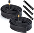2 Pack 700C Road Bike Tubes 700x25C/28C/30C/32C AV48mm Long Valve 700C Tubes Compatible with 700 x 25C 700 x 26C 700x27C 700 x 28C 700x29C 700 x 30C 700x31C 700 x 32C Bike Tire Tubes