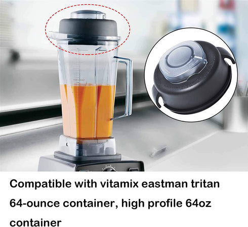 2-Part Lid and Plug Fit for Vita-mix 64-Ounce (High Profile) Container Blender Replacement Parts for Vita-mix 5200 5000