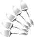 KSENDALO Wide Pie Servers Set of 5, 10.63" Stainless Steel Cake Servers, Cake Pizza Cutter Tart Dessert Slicer for Party, Silver