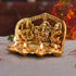 NOBILITY Laxmi Ganesha Saraswati Idol Diya Oil Deepak - Metal Lakshmi Ganesha Showpiece Statue - Traditional Diya for Diwali Puja - Diwali Home Decoration Items Gift