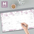 2022 Desk Calendar, Cambridge Desk Pad Calendar, 17-3/4" x 11", Compact, Monthly, Zoey (1571-705)
