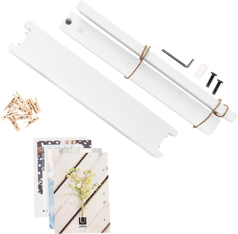 Umbra 1004415-660 Hangit Desk Photo Display, White, Desktop