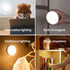 Warm White / Cold White Touch Night Lights, USB Rechargeable LED Cabinet Light, Stick On Anywhere Closet Light for Bathroom, Bedroom and Counter, Dimmable, 2 Pieces