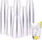 12 OZ Clear Plastic Cups , 100 Pack Heavy-duty Party Glasses, Disposable Plastic Cups for Wedding, Halloween,Thanksgiving Day, Christmas Party Cocktails Tumblers