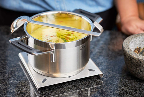 R¶sle Stainless Steel Sauce Ladle, Hooked Handle, 2-Ounce