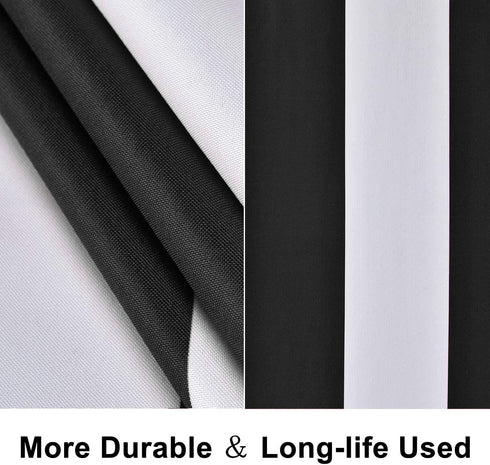 ASPMIZ Black and White Striped Tablecloth for Rectangle Tables, Geometric Line Waterproof Table Cloth for Kitchen Dining Room, Tablecloth Rectangle 60? x 84?