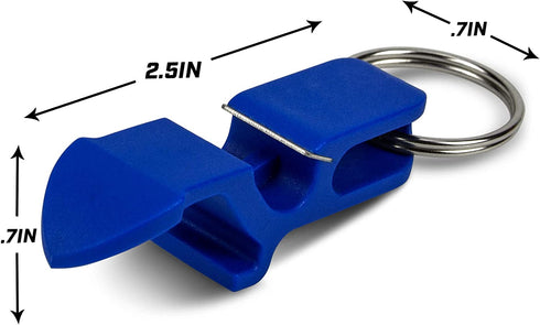 GoPong Ultimate Beer Shotgun Opener - Keychain Tool 10 Pack - Great for Party Favors, Tailgating and More - Choose Your Color
