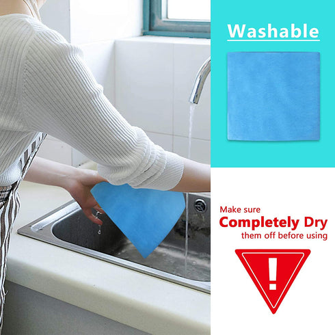 KEEPOW Reusable Dry Filters Bag Compatible with Stanley 1-6 Gallon Wet/Dry Vacuums, Part# 25-1217 (6 Pack)