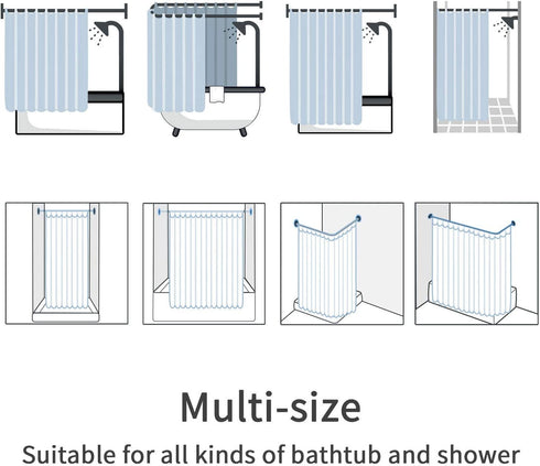 Gothic Shower Curtain Tattoo Girl Shower Curtain Black Gray Fabric Waterproof Polyester Bathroom Curtain with 12 Plastic Hooks 71x71 Inch(180 x 180 cm)