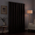 ECLIPSE Kendall Modern Blackout Thermal Rod Pocket Window Curtain for Bedroom or Living Room (1 Panel), 42" x 84", Denim