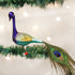 Old World Christmas Ornaments: Magnificent Peacock Glass Blown Ornaments for Christmas Tree
